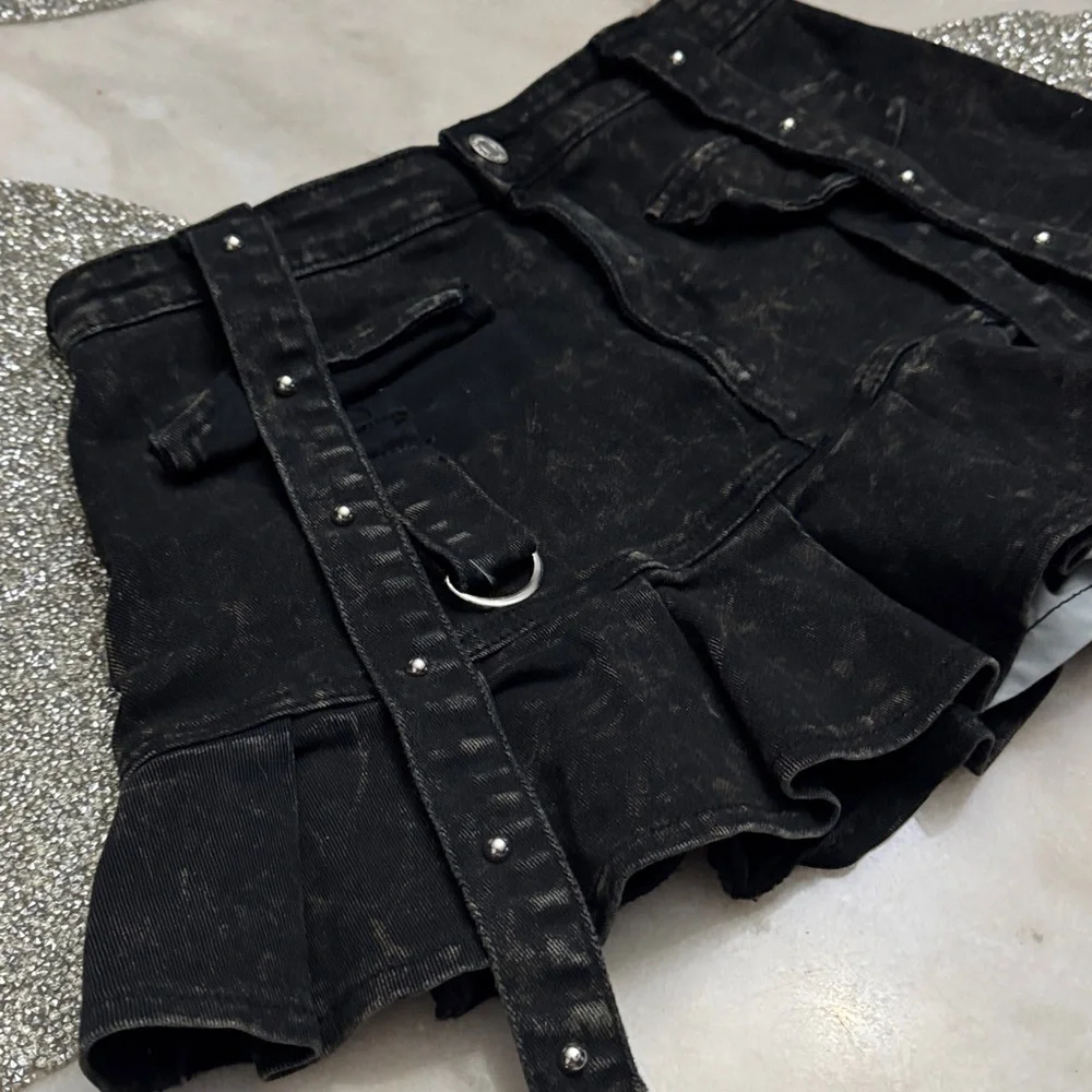 Black grunge skort small - Picture 3 of 10